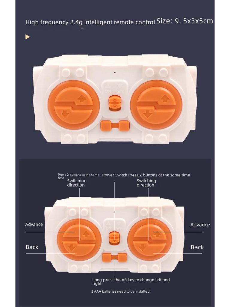 Наука и образование LEGO-совместимые MOC Power Tech Программирование Строительные блоки: PF Parts Сборка мотора и игрушка с главным управлением