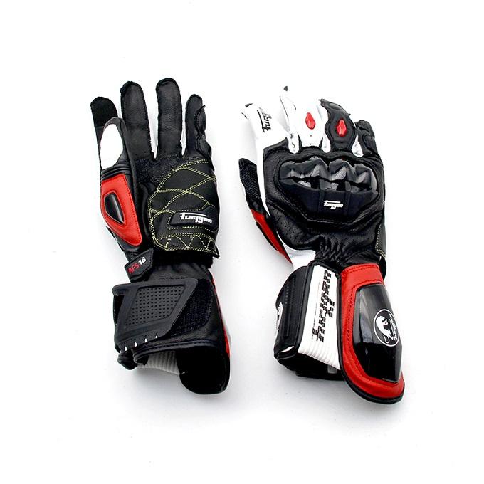 Motorcycle hard shell gloves high-quality leather gloves Motorcycle Racing riding anti fall protective gloves Furygan Gloves