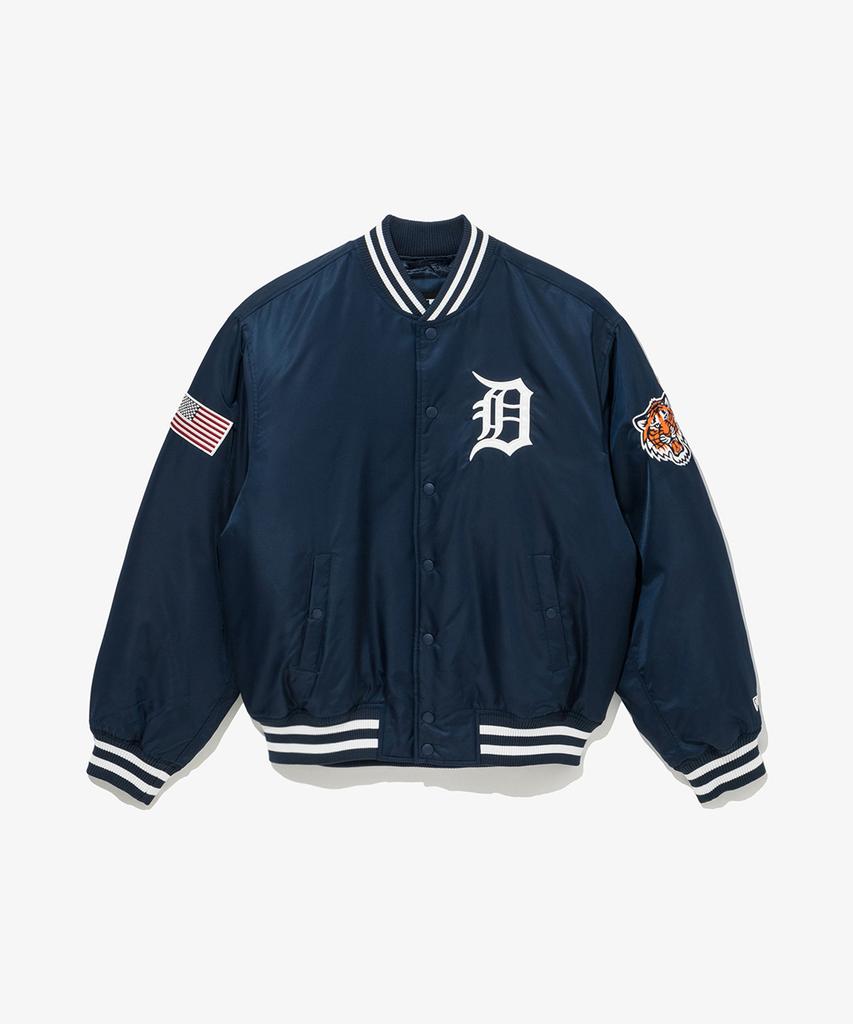 New Era Mlb Detroit Tigers Authentic Stadium Jacket Navy