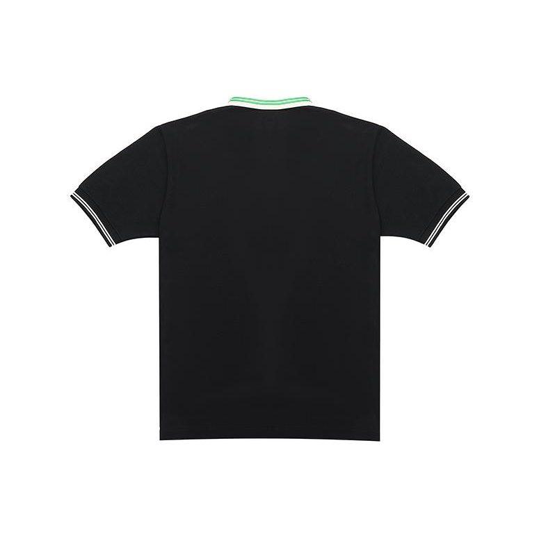 Gucci Мужская хлопковая пике-поло с interlocking G Черный 658067-XJDI2-1043