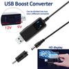 USB повышающий преобразователь DC 5 В в DC 9 В/12 В USB повышающий преобразователь кабель для блока питания Power Boost Line Charger Power Converter