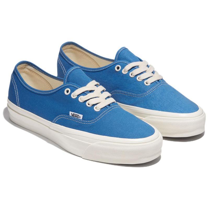 Vans Износостойкие Низкие Кеды для Скейтборда Унисекс Синие Кроссовки VN000CW21PQ1