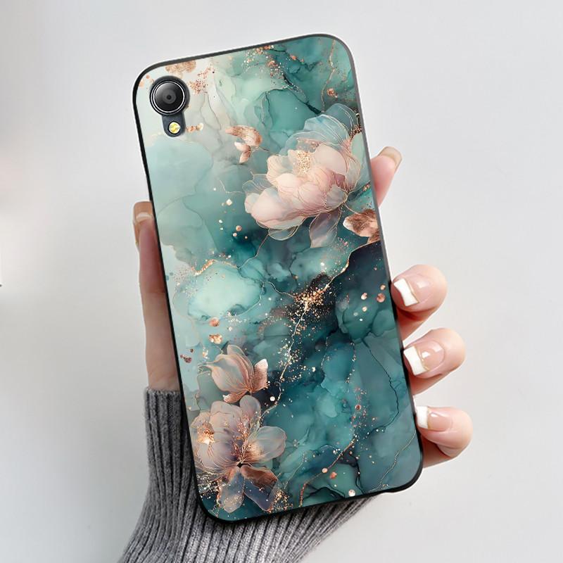 Colorful Viral Lucky Rose Phone Case For Asus ZenFone Live (L1) ZA550KL Jelly Silicone Shockproof Soft Black Case Shell