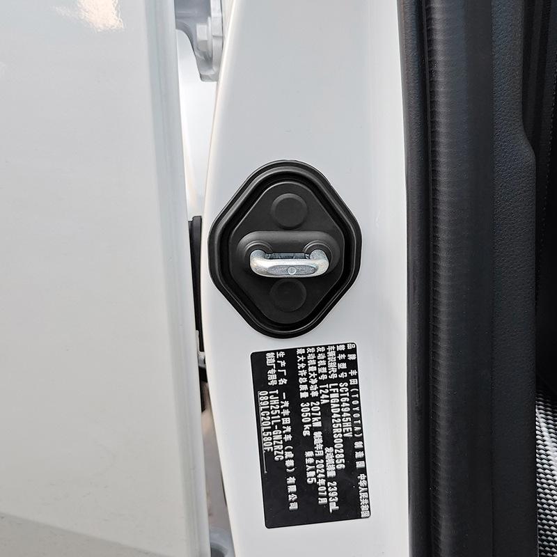 Для Toyota Land Cruiser 250 Prado LC250 2024 2025 Автомобильная дверь Амортизирующая прокладка Силиконовая застежка Дверь Защита от столкновений Крышка 4 шт.