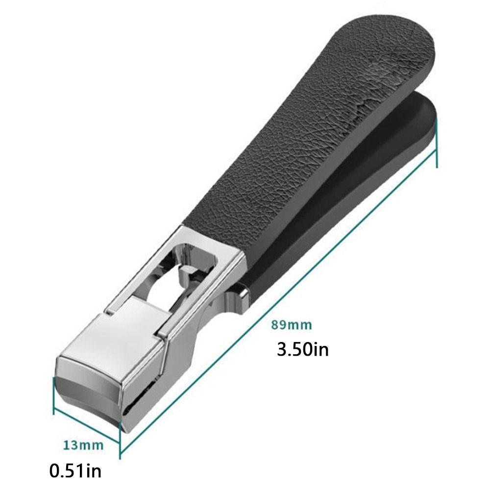 Кусачки для ногтей с широкими губками, нержавеющая сталь, кусачки для ногтей с защитой от брызг, бытовые