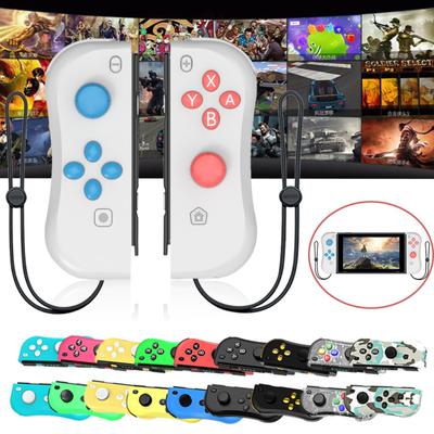 1 пара беспроводных Bluetooth игровых ручек Joy Cons игрового контроллера геймпада для Nintendo Switch NS Joycon