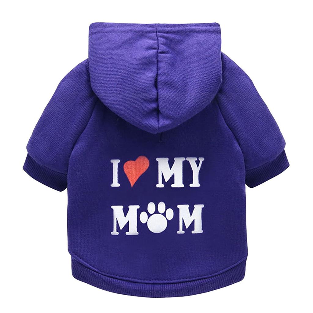 Hooded Round Neck Sweatshirt Small Medium And Large Dogs And Cats Pet Warm Pullover Hoodie Dog Clothing Shirt Soft Clothing