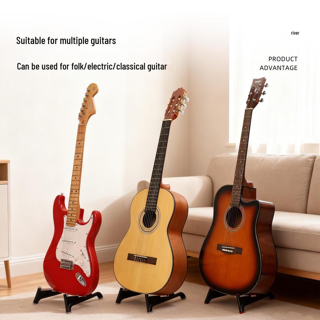 Portable Universal Floor Stand for Electric Guitar, Bass, and Zhongruan