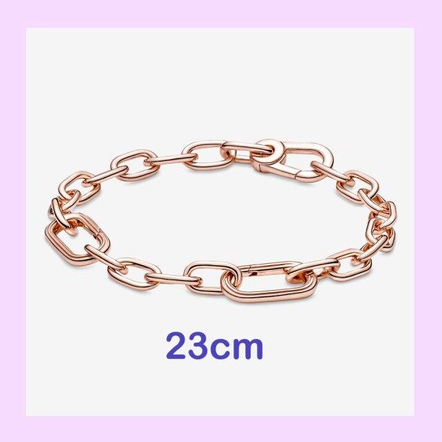 925 стерлингового серебра New Me кольцо бусина круглый соединитель шарм двойной Fit Me звено цепи жемчуг браслет ювелирные изделия