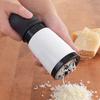 Stainless Steel Cheese Grater Cutter Herb Grinder Mill Kitchen Tool With 2 Blades