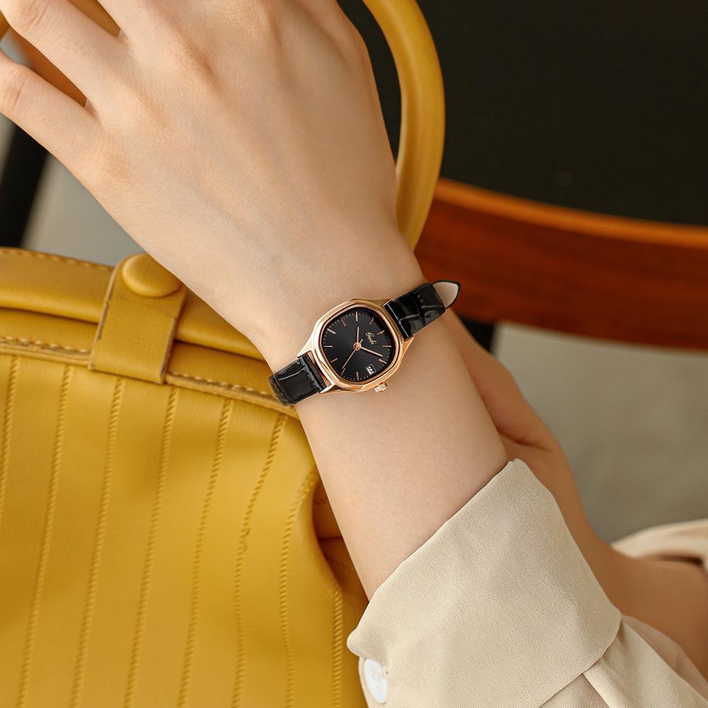 Новые часы женские Ins Style Niche Design ретро женские простые модные студенческие часы женские