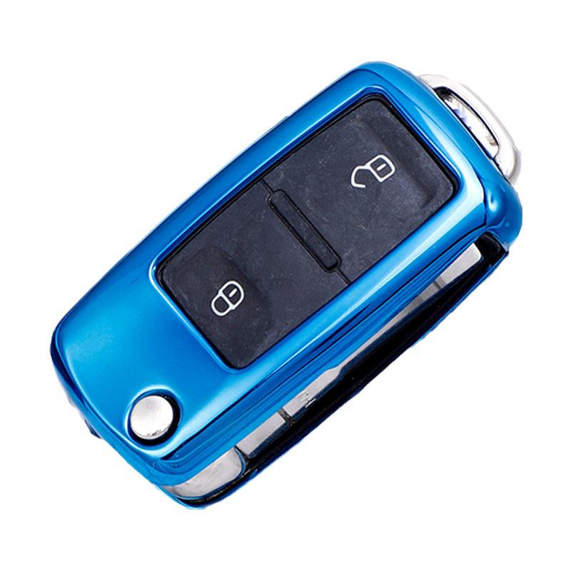 Чехол для ключа Volkswagen для Lavida, Bora, Tiguan, Santana, Sagitar, Lamando, Jetta - Получехол с пряжкой