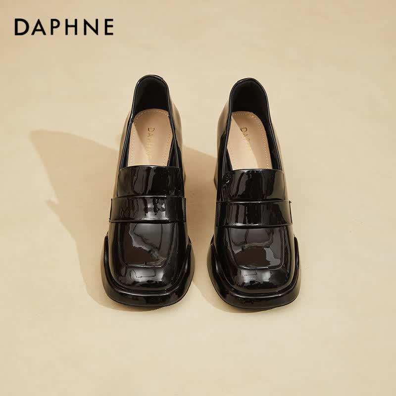 DAPHNE Элегантные лоферы на платформе в французском стиле