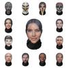 Unique Skull Head Full Face Mask Stylish Mesh Design Party Costume Accessory For Halloween And Christmas Celebrations