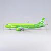 1/80 Самолет A320NEO A320 NEO Сибирь S7 Airlines Модель 47СМ Свет и Колеса Шасси Литая смола Модель самолета Офисный декор