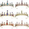 Bridal Jewelry Wedding Style Crown Dress Accessories Rhinestone Crown Korean Birthday Headband Headdress