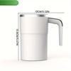 380ML Electric Coffee Self Mixing Mug IP67 Waterproof Coffee Stirring Mug USB Charging Digital Display Automatic Magnetic Cup