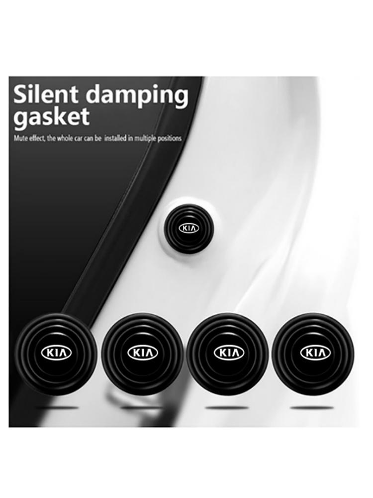 DFIB1 Suitable for Kia KN K3 K9 Sportage Ceed Picanto Rio car silicone door shock-absorbing stickers shock-absorbing sound insulation