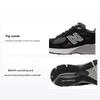 990v3 Сделано в США Черные кроссовки унисекс Серо-белые M990BS3