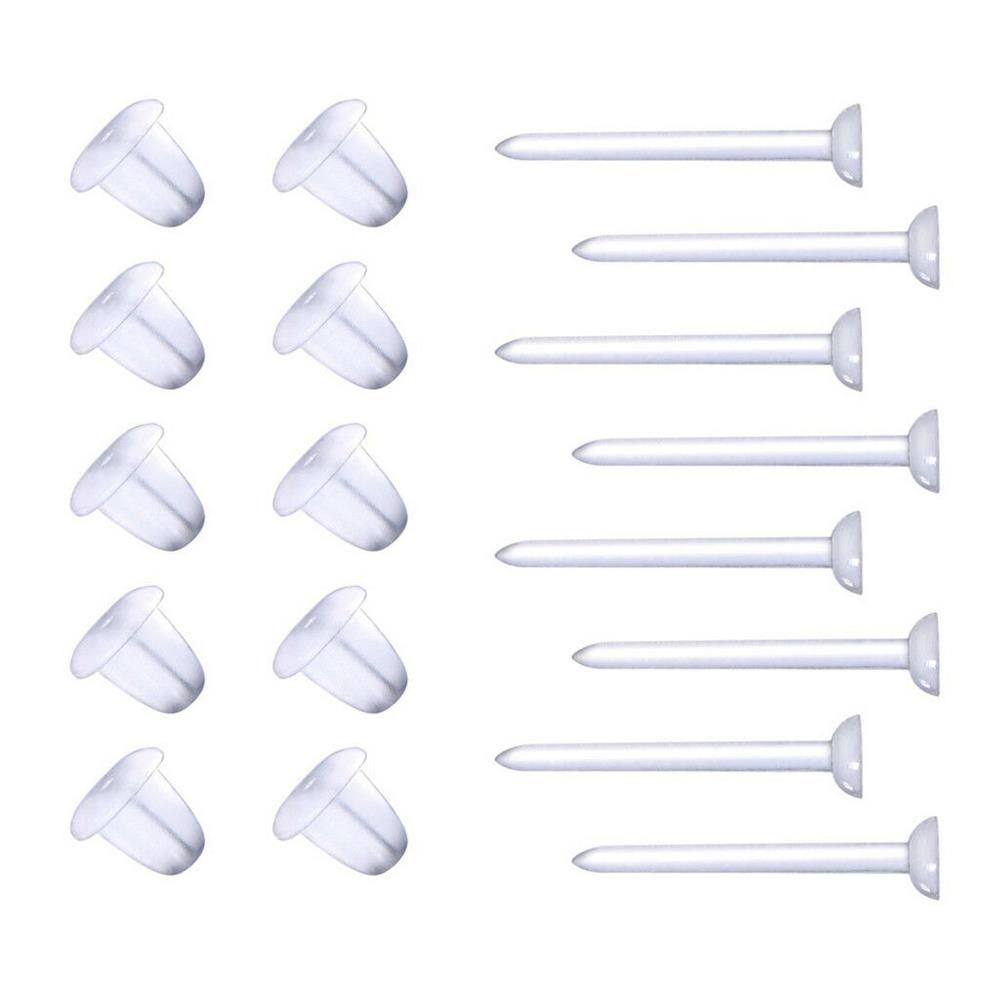 Earnuts Earrings Findings Fashion Jewelry Earring Back Stoppers Ear Post Nuts Plug Earring Rubber