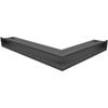 Vent Cover LUFT Corner Left 76,6x54,7x9 Graphite Slim