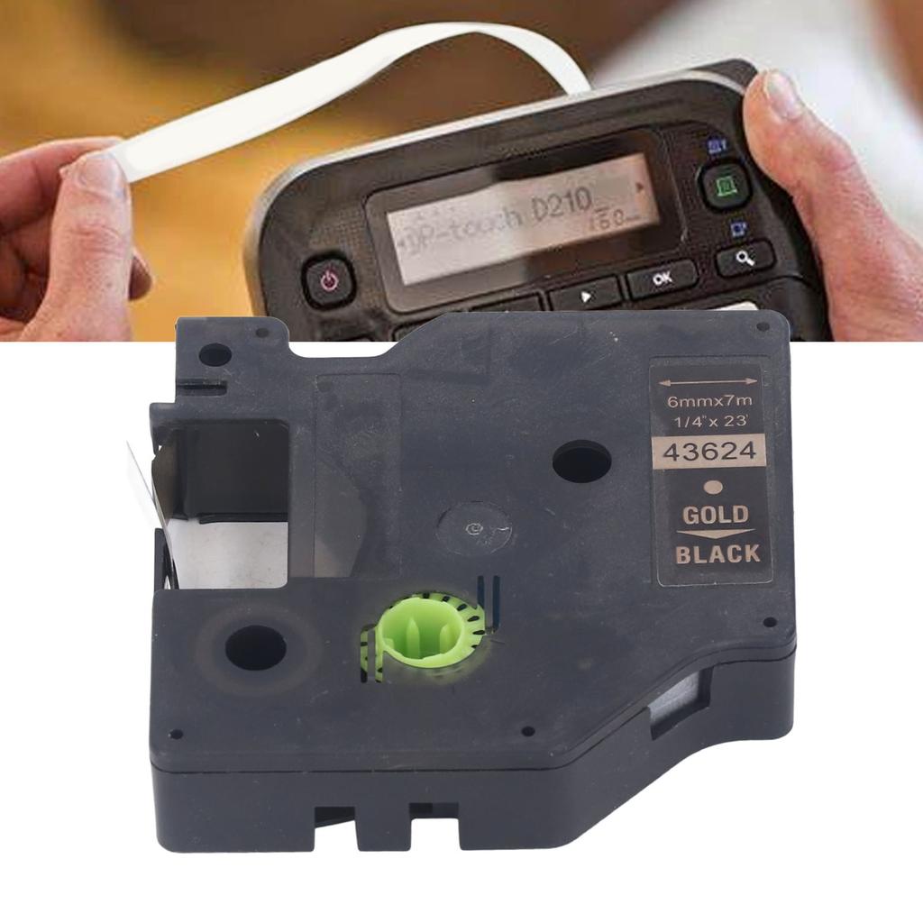 Лента для этикеток шириной 6 мм, длиной 23 фута, водонепроницаемая, маслостойкая, ПЭТ, прозрачная, для этикеток LMPC 16596 L