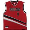 X NBA Collaboration Damian Lillard Portland Trail Blazers Джерси Мужская баскетбольная Джерси Красный C62389
