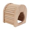 Hamster Wooden Arch House Dome Roof Wooden Hamster Arch Hut for Mice Chinchillas Guinea Pigs