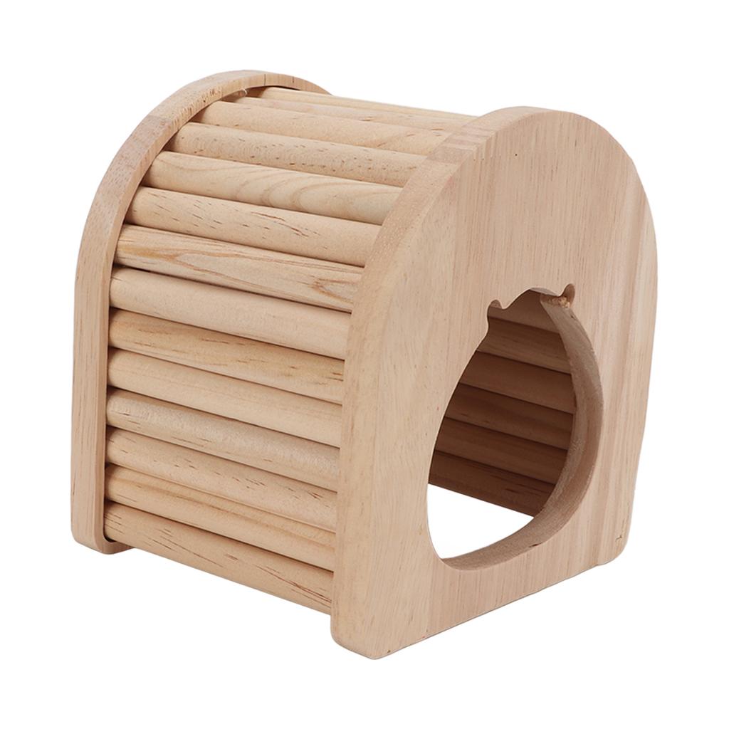 Hamster Wooden Arch House Dome Roof Wooden Hamster Arch Hut for Mice Chinchillas Guinea Pigs