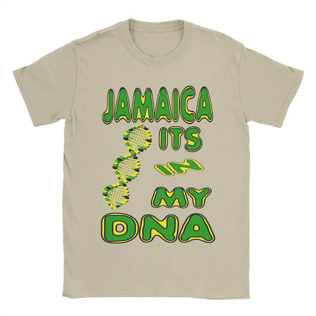 Is In My Dna Jamaica T Shirt Couple Jamaican Funny Tshirts Summer Breathable Harajuku Tee Shirt Casual Plus Size Clothing