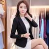 Korean Style Women's Slim Fit Blazer Suit - Casual Professional Spring/Autumn Wear