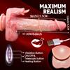 Реалистичные силиконовые дилдо-вибраторы, вибратор с 10 режимами толчковой вибрации, нагревом, вращением на 360°, облизыванием языка, стимуляцией точки G и клитора