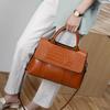 Женская сумка из натуральной кожи, женственная, через плечо, дизайнерская, роскошная, наплечная сумка для женщин, большая вместимость, ретро-сумка, повседневная