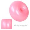 50cm PVC Pink Doughnut Shape Thicken Anti Explosion Inflatable Seating Exercise Yoga Ball