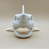 3D Печать Череп Акулы Скелет Косплей Реквизит Украшения для Аквариума Аквариумы, Террариумы Пейзажи для Аквариумов Укрытие для Рыб Креветок