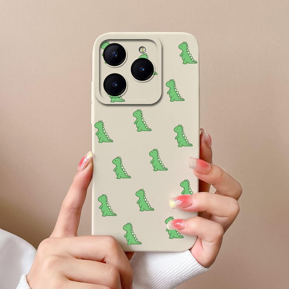 Phone Case For Realme C61 C63 Creative Back Cover For Realme C 61 C 63 Liquid Silicone Funda Full Protection Soft Bumper Cacasa