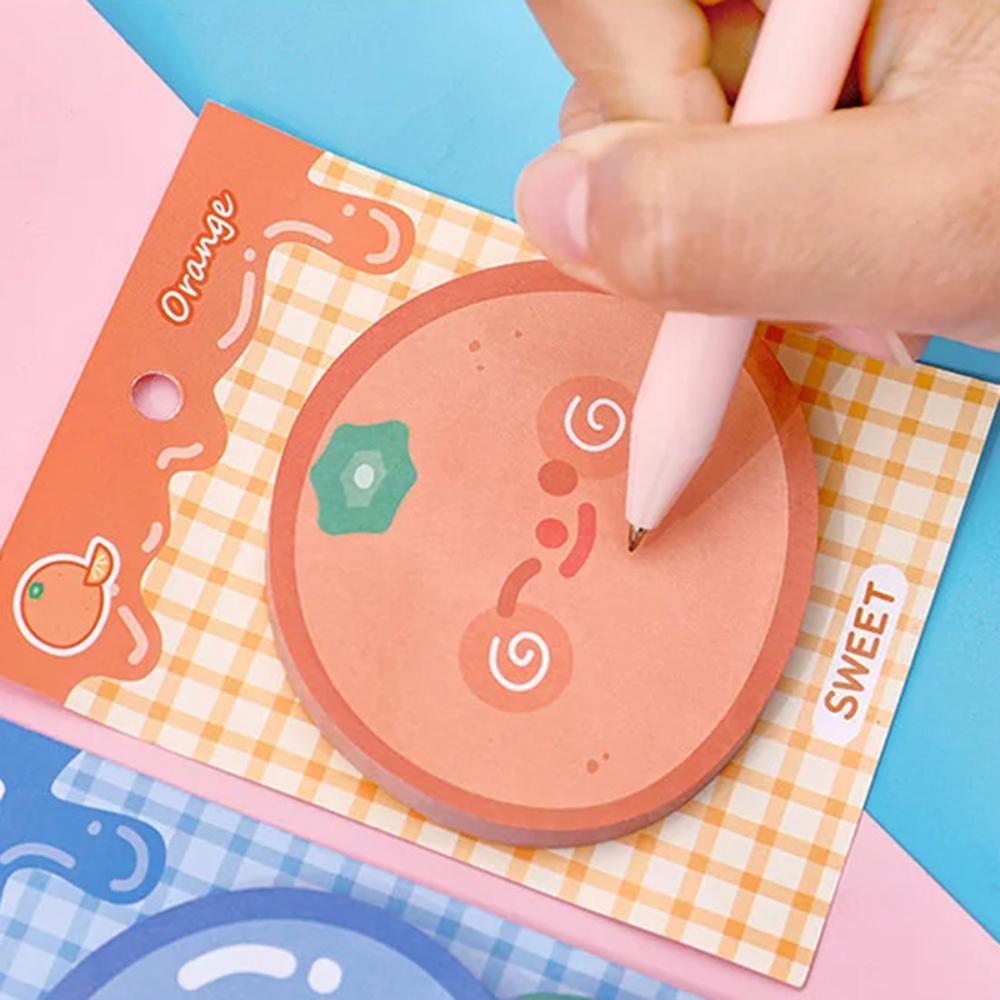 1 шт. мультяшный клейкий милый кавайный фруктовый блокнот для заметок офисные школьные принадлежности канцелярские наклейки украшения