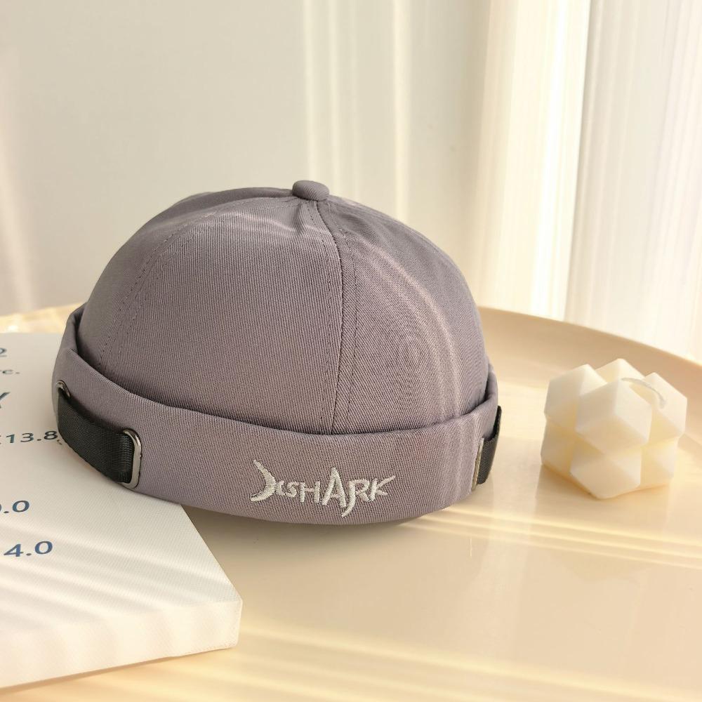 Breathable Beanie Hat Adjustable Brimless Hat Vintage Hip Hop Hat Men