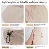 Foldable Wide Brim Ponytail Sun Hat Drawstring Adjustable Cap Summer Quick-dry Visor Fisherman Cap For Women Beach Hat