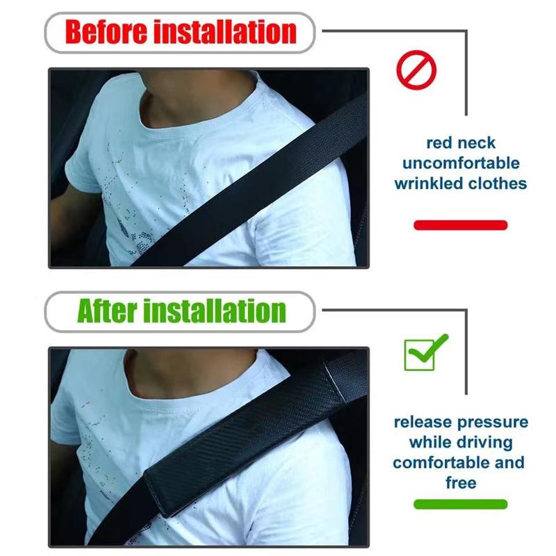CRI1Car Seat Belt Shoulder Cover Pad Decompression Comfort For Mercedes benz E GLK CLS A W204 W213 W221 ML ABR Apple Tree Accessorie