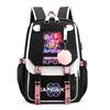 Anime Cartoon Kpop Printed Backpack Schoolbag for Teenager Student Girl Boy Bookbag Large Capacity Travel Bag Kid Gift Rucksak