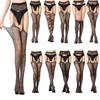 Women Fishnet Garter Belt Thigh High Summer Sexy Pantyhose