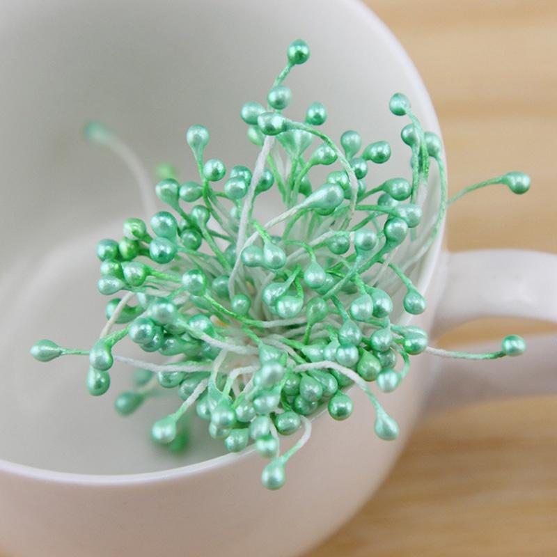 Mini Stamen Handmade Artificial Flowers Wedding Home Decoration DIY Christmas Scrapbook Accessories