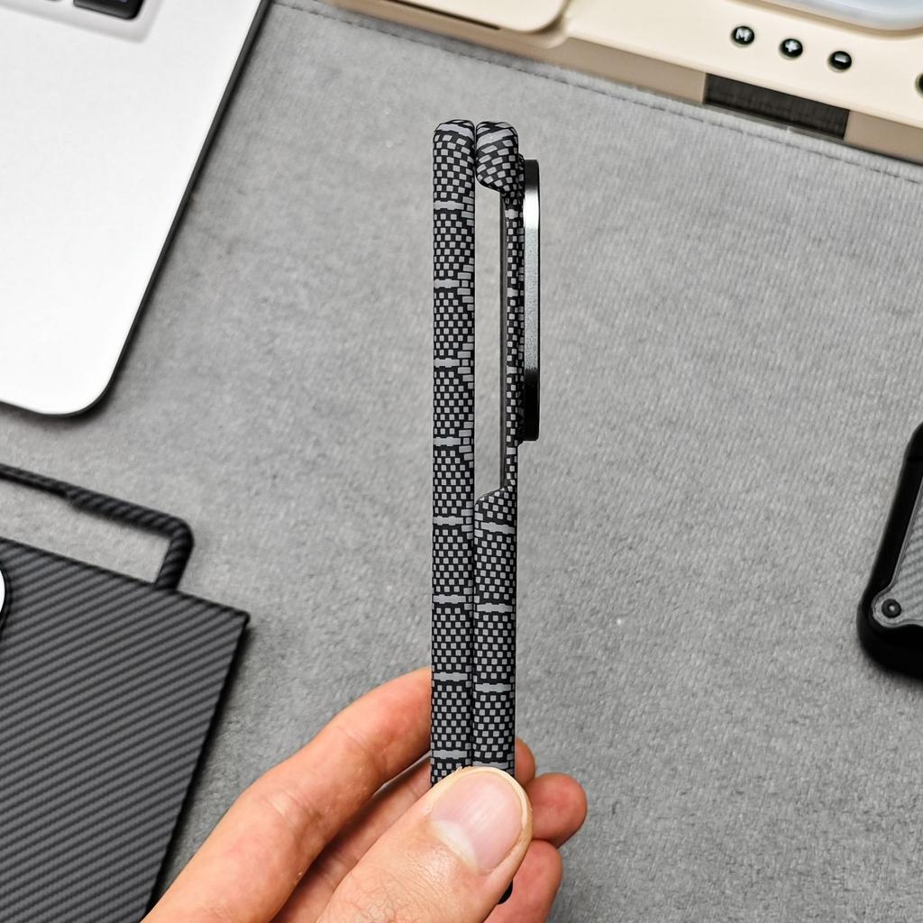 Применимо к Samsung zfold1ultra магнитный мобильный телефон с передней рамкой FOLD1 рисунок Kevlar ПК защита от падения