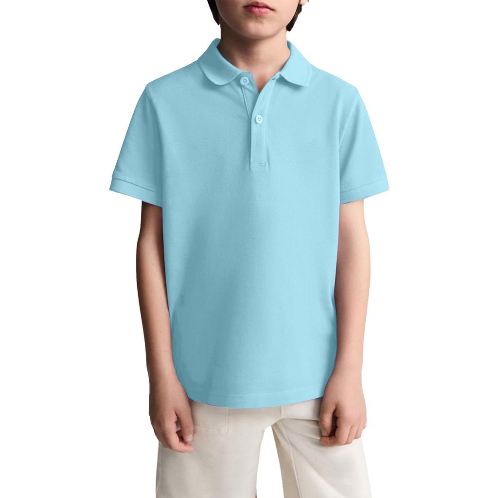 Kids Short Sleeve Shirt School Uniform Shirts For Boys