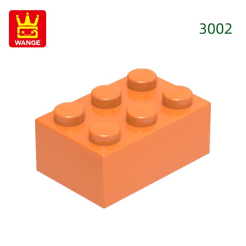 Нетоксичный 55 шт./лот 3002 2x3 Толстые Строительные Блоки Moc Аксессуары Совместимые С Кирпичами Детские Игрушки Подарочная Коробка