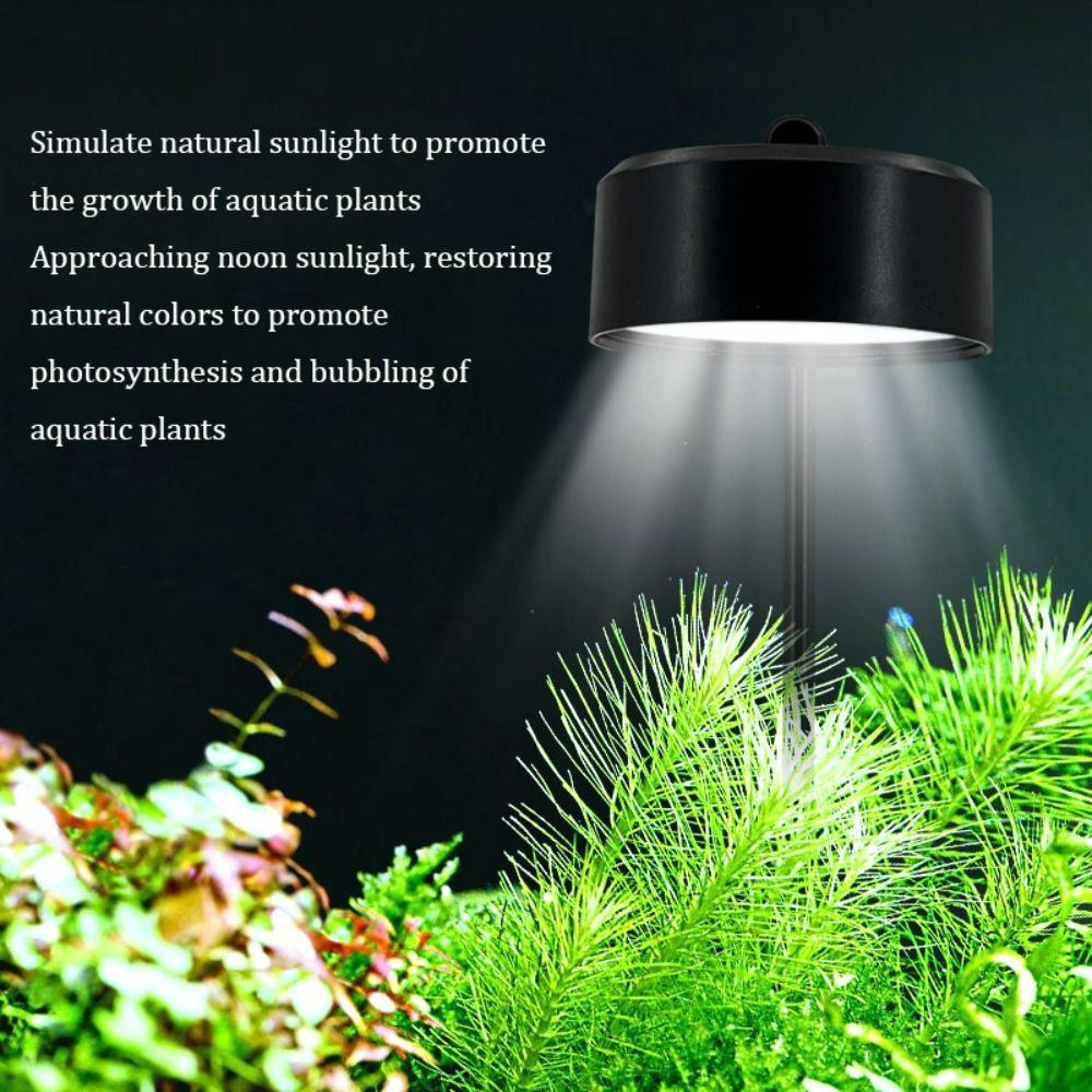 90 Degree Bend Fish Tank Clip Lamp 3 Modes Of Light Color Algae Lamp  Water Grass Growth