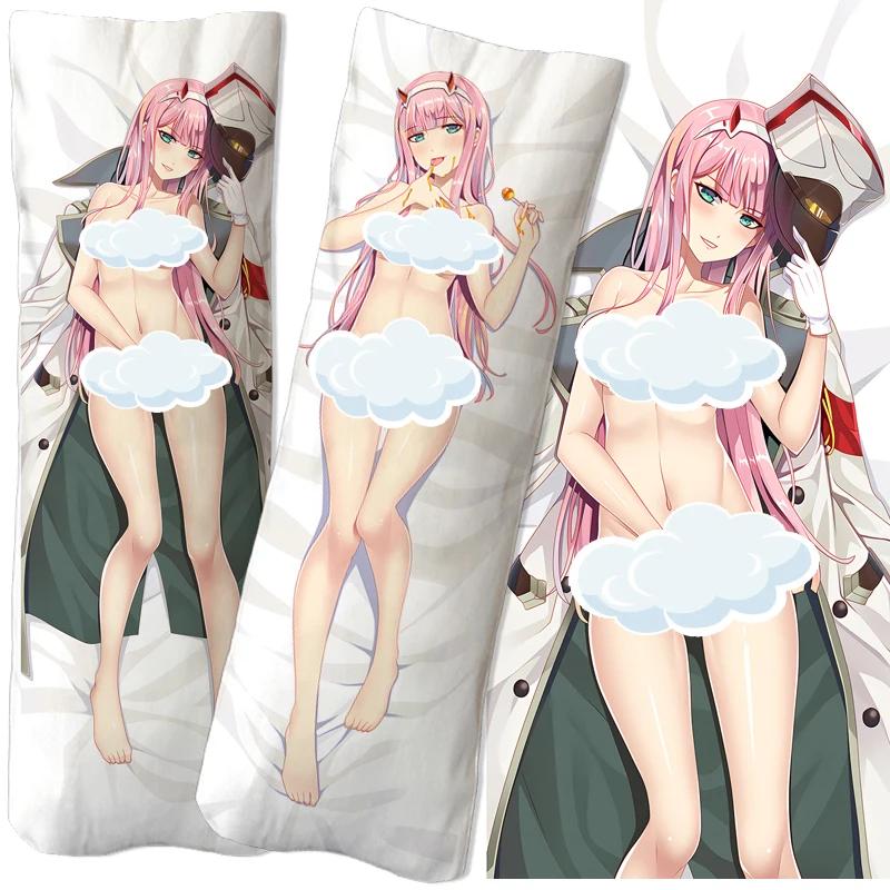 Аниме DARLING in the FRANXX Zero Two Dakimakura Наволочка Подушка Чехол Обнимающая Подушка Чехол Игровая Подушка Otaku Чехол