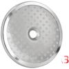 56.5mm Filter Sheet Coffee Machine Filters 5.65*5.65cm Stainless Steel Round Filter Screen Shower Head Replacement Compatible
