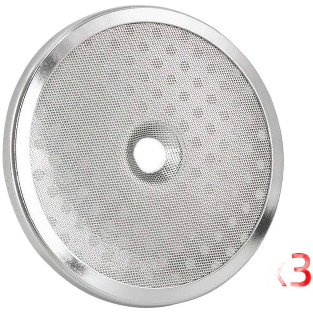 56.5mm Filter Sheet Coffee Machine Filters 5.65*5.65cm Stainless Steel Round Filter Screen Shower Head Replacement Compatible